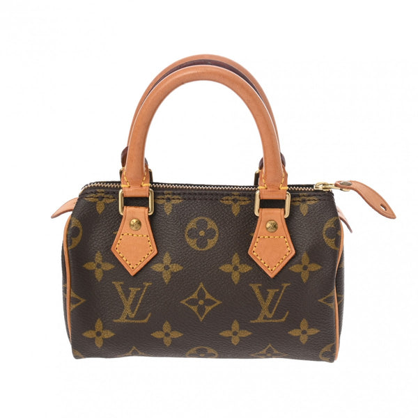 LOUIS VUITTON ルイヴィトン モノグラム ミニ スピーディ 2WAY ブラウン M41534 レディース モノグラムキャンバス ハンドバッグ Bランク 中古 銀蔵