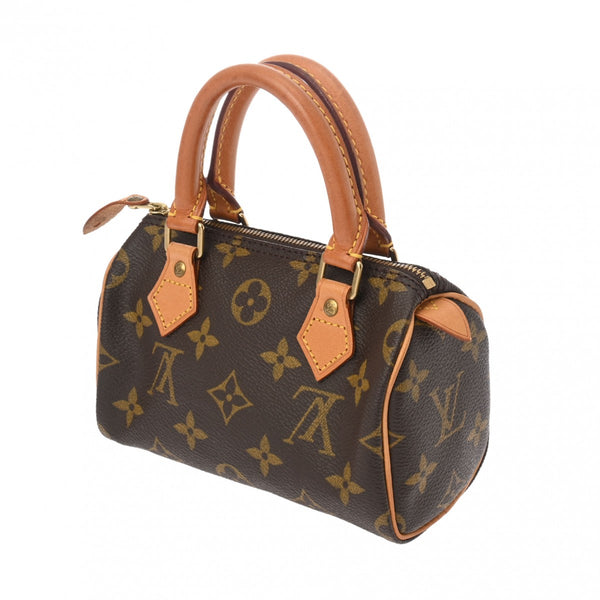 LOUIS VUITTON ルイヴィトン モノグラム ミニ スピーディ 2WAY ブラウン M41534 レディース モノグラムキャンバス ハンドバッグ Bランク 中古 銀蔵