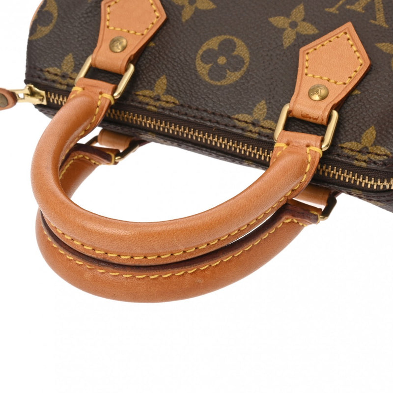 LOUIS VUITTON ルイヴィトン モノグラム ミニ スピーディ 2WAY ブラウン M41534 レディース モノグラムキャンバス ハンドバッグ Bランク 中古 銀蔵