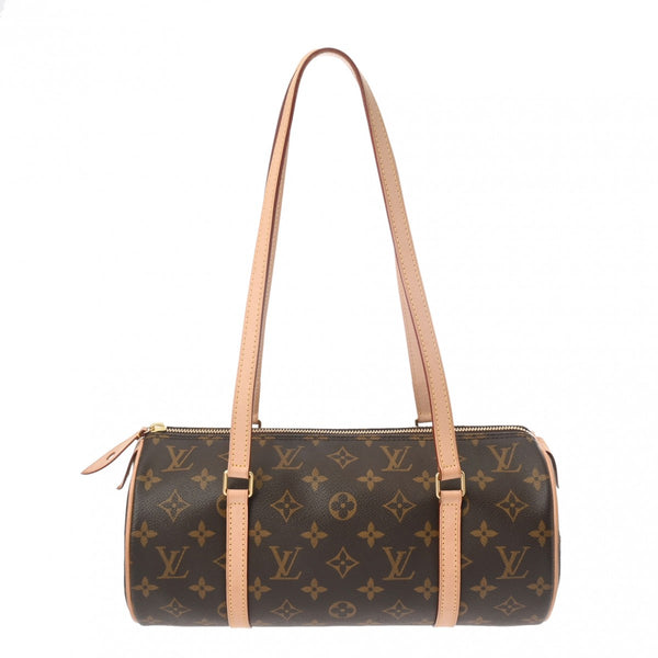 LOUIS VUITTON ルイヴィトン モノグラム パピヨン セミショルダー ブラウン M40711 レディース モノグラムキャンバス ショルダーバッグ Aランク 中古 銀蔵