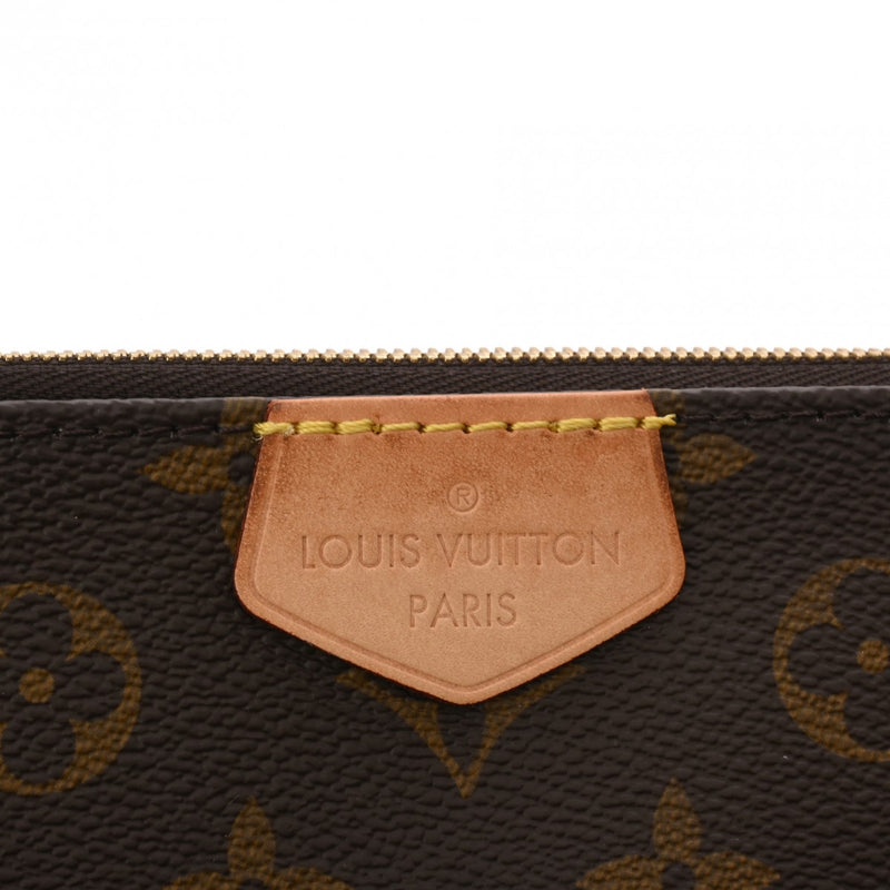 LOUIS VUITTON ルイヴィトン モノグラム ミュルティ ポシェット アクセソワール カーキ M44813 レディース モノグラムキャンバス ショルダーバッグ ABランク 中古 銀蔵