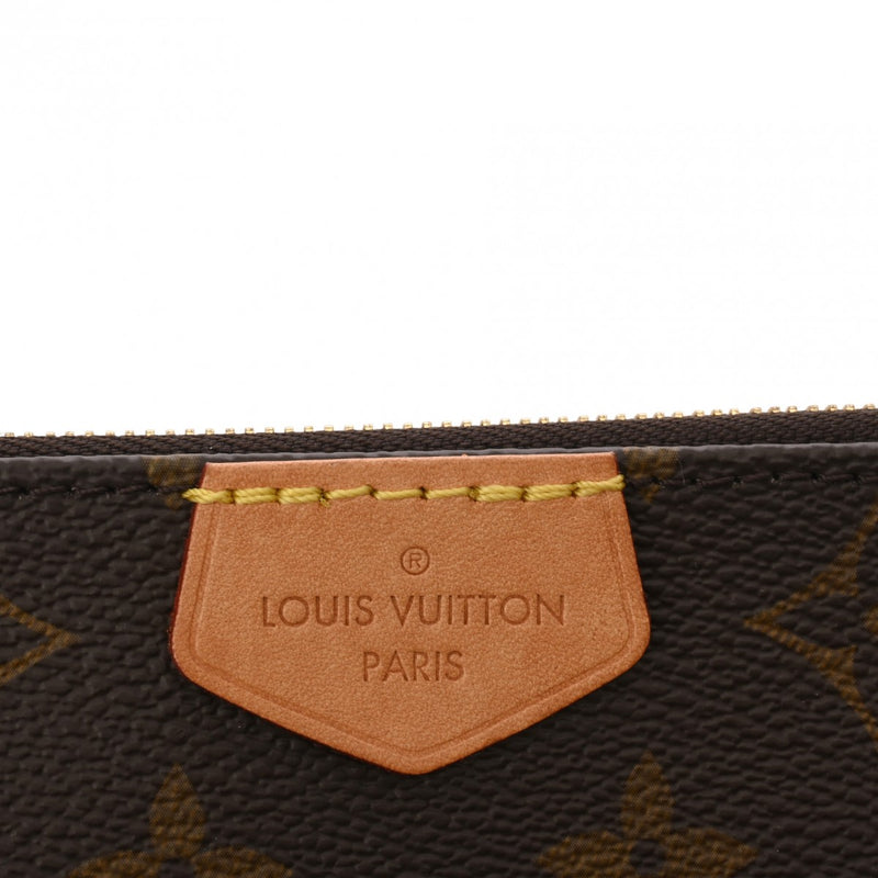 LOUIS VUITTON ルイヴィトン モノグラム ミュルティ ポシェット アクセソワール カーキ M44813 レディース モノグラムキャンバス ショルダーバッグ ABランク 中古 銀蔵