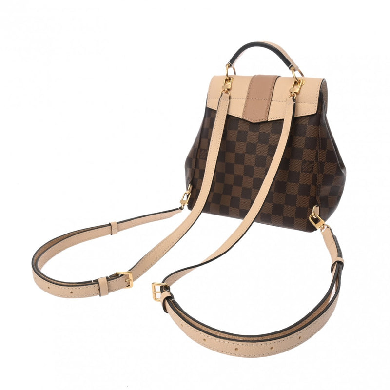 LOUIS VUITTON ルイヴィトン ダミエ クラプトン バックパック  クレーム N42259 レディース ダミエキャンバス リュック・デイパック Aランク 中古 銀蔵