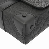 LOUIS VUITTON ルイヴィトン トランクメッセンジャー PM ノワール M57726 メンズ トリヨンレザー メッセンジャーバッグ Aランク 中古 銀蔵