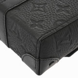 LOUIS VUITTON ルイヴィトン トランクメッセンジャー PM ノワール M57726 メンズ トリヨンレザー メッセンジャーバッグ Aランク 中古 銀蔵