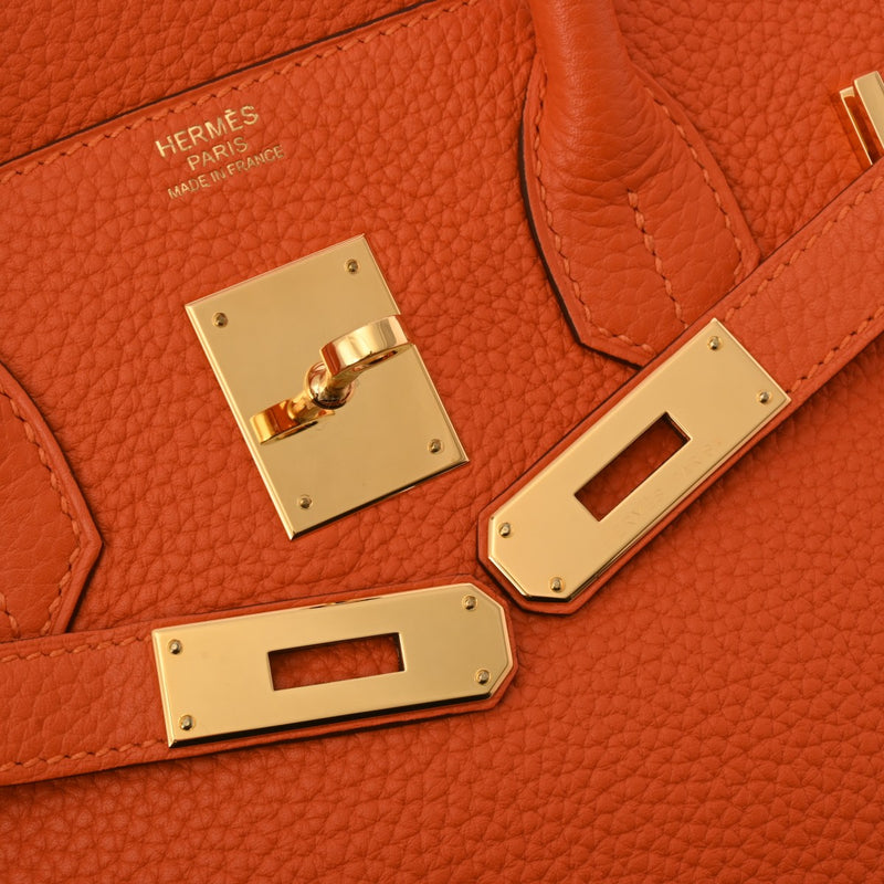 HERMES エルメス バーキン 30 フー □R刻印(2014年頃)  レディース トゴ ハンドバッグ Aランク 中古 銀蔵