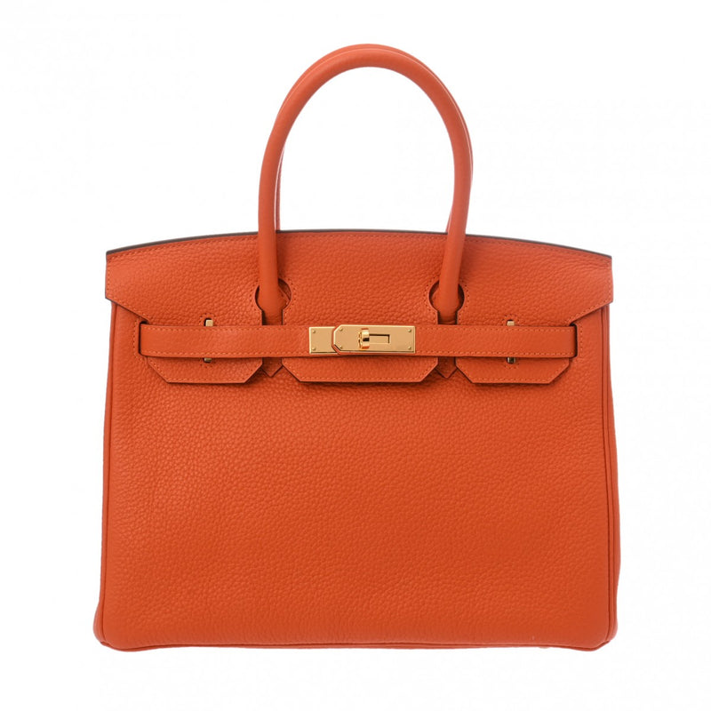 HERMES エルメス バーキン 30 フー □R刻印(2014年頃)  レディース トゴ ハンドバッグ Aランク 中古 銀蔵