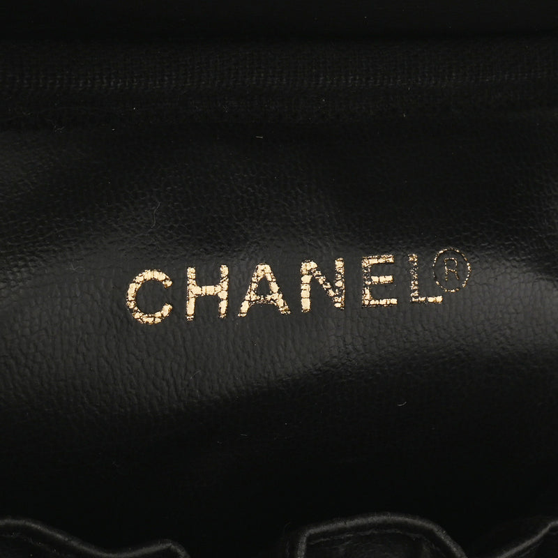 CHANEL シャネル バニティ ブラック A01998 レディース キャビアスキン ハンドバッグ ABランク 中古 銀蔵