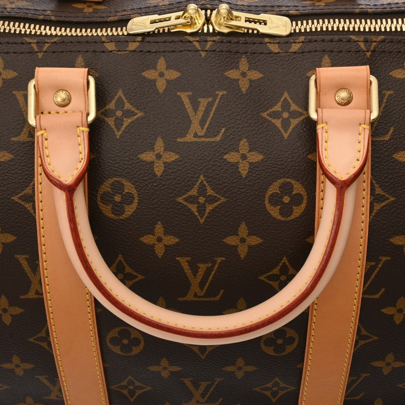 LOUIS VUITTON ルイヴィトン モノグラム キーポル バンドリエール 55 ブラウン M41414 ユニセックス モノグラムキャンバス ボストンバッグ Aランク 中古 銀蔵