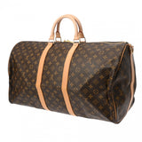 LOUIS VUITTON ルイヴィトン モノグラム キーポル バンドリエール 55 ブラウン M41414 ユニセックス モノグラムキャンバス ボストンバッグ Aランク 中古 銀蔵