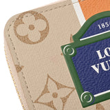 LOUIS VUITTON ルイヴィトン モノパナム ジッピーコインパース ベージュ M82691 レディース モノパナム コインケース 新同 中古 銀蔵