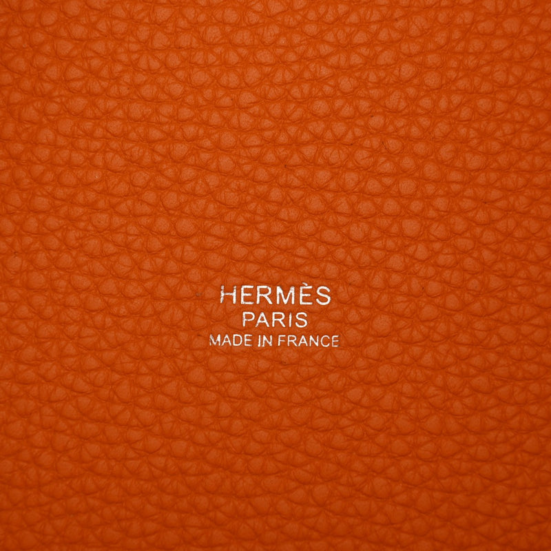 HERMES エルメス ピコタンロック PM  オレンジ U刻印(2022年頃) レディース トリヨンクレマンス ハンドバッグ Aランク 中古 銀蔵