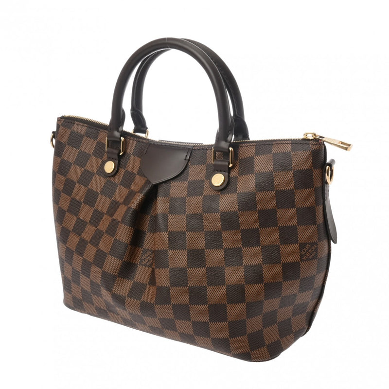 LOUIS VUITTON ルイヴィトン ダミエ シエナ PM 2WAY ブラウン N41545 レディース ダミエキャンバス ハンドバッグ 新同 中古 銀蔵