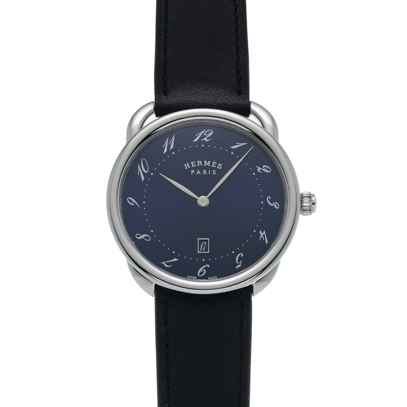 エルメス アルソー GM AR7Q.810 ブルー メンズ 腕時計 クォーツ 中古 銀蔵