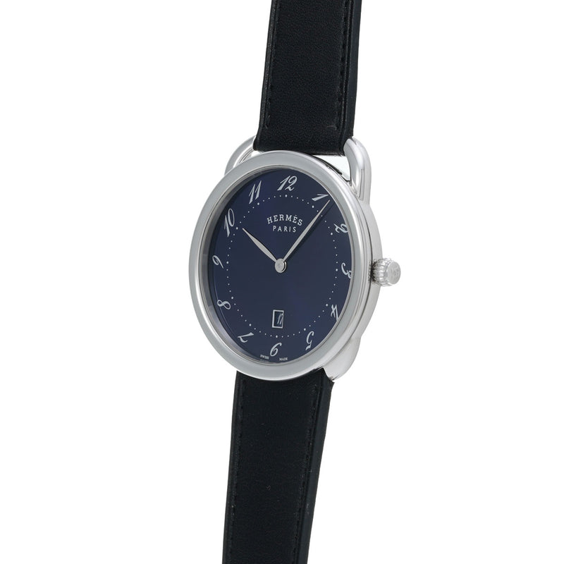 エルメス アルソー GM AR7Q.810 ブルー メンズ 腕時計 クォーツ 中古 銀蔵