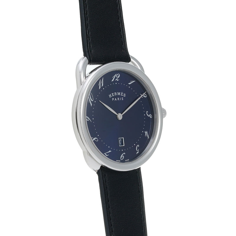 エルメス アルソー GM AR7Q.810 ブルー メンズ 腕時計 クォーツ 中古 銀蔵