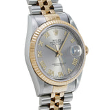 ロレックス デイトジャスト 16233 K番(2001年頃製造) グレー メンズ 腕時計 自動巻き 中古 銀蔵