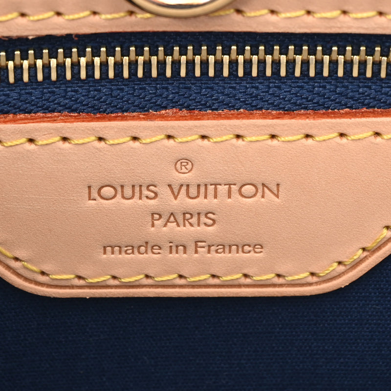 LOUIS VUITTON ルイヴィトン モノグラムヴェルニ イカットフラワー カタリーナBB  グランブルー M90038 レディース モノグラムヴェルニ ハンドバッグ 新同 中古 銀蔵