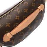 LOUIS VUITTON ルイヴィトン モノグラム バムバッグ ブラウン M43644 メンズ モノグラムキャンバス ボディバッグ Aランク 中古 銀蔵