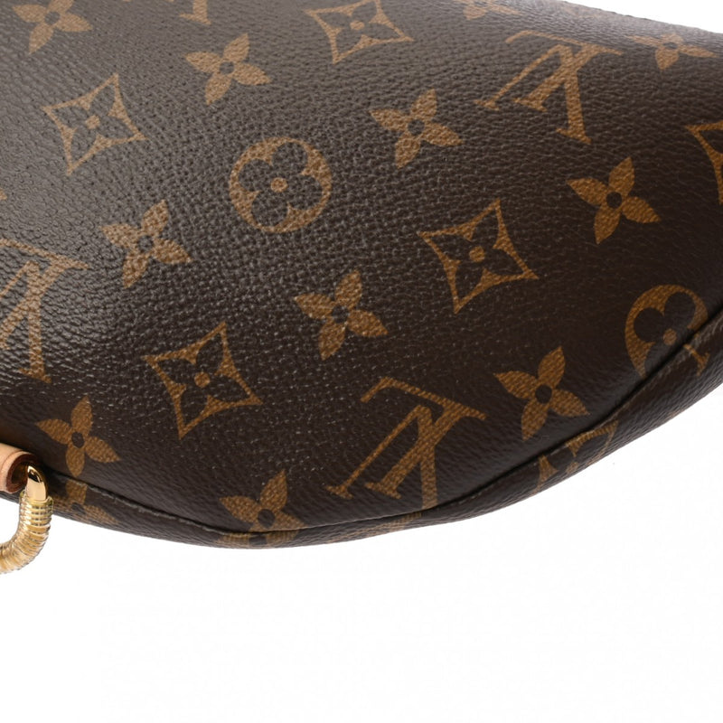 LOUIS VUITTON ルイヴィトン モノグラム バムバッグ ブラウン M43644 メンズ モノグラムキャンバス ボディバッグ Aランク 中古 銀蔵