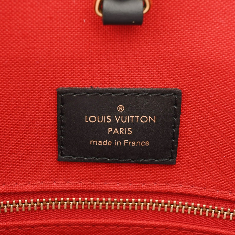 LOUIS VUITTON ルイヴィトン モノグラムリバース オンザゴー MM 新型  ブラウン M45321 レディース モノグラムキャンバス ハンドバッグ Aランク 中古 銀蔵