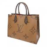 LOUIS VUITTON ルイヴィトン モノグラムリバース オンザゴー MM 新型 ブラウン M45321 レディース モノグラムキャンバス ハンドバッグ Aランク 中古 銀蔵