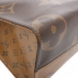LOUIS VUITTON ルイヴィトン モノグラムリバース オンザゴー MM 新型 ブラウン M45321 レディース モノグラムキャンバス ハンドバッグ Aランク 中古 銀蔵