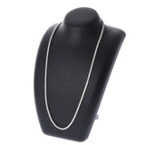 no brand ノーブランド テニスネックレス ダイヤ16.82ct レディース K14ホワイトゴールド WG ネックレス Aランク 中古 銀蔵