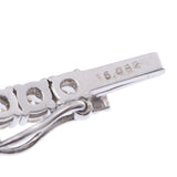 no brand ノーブランド テニスネックレス ダイヤ16.82ct レディース K14ホワイトゴールド WG ネックレス Aランク 中古 銀蔵