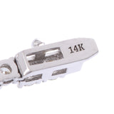 no brand ノーブランド テニスネックレス ダイヤ16.82ct レディース K14ホワイトゴールド WG ネックレス Aランク 中古 銀蔵