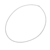 no brand ノーブランド テニスネックレス ダイヤ16.82ct レディース K14ホワイトゴールド WG ネックレス Aランク 中古 銀蔵