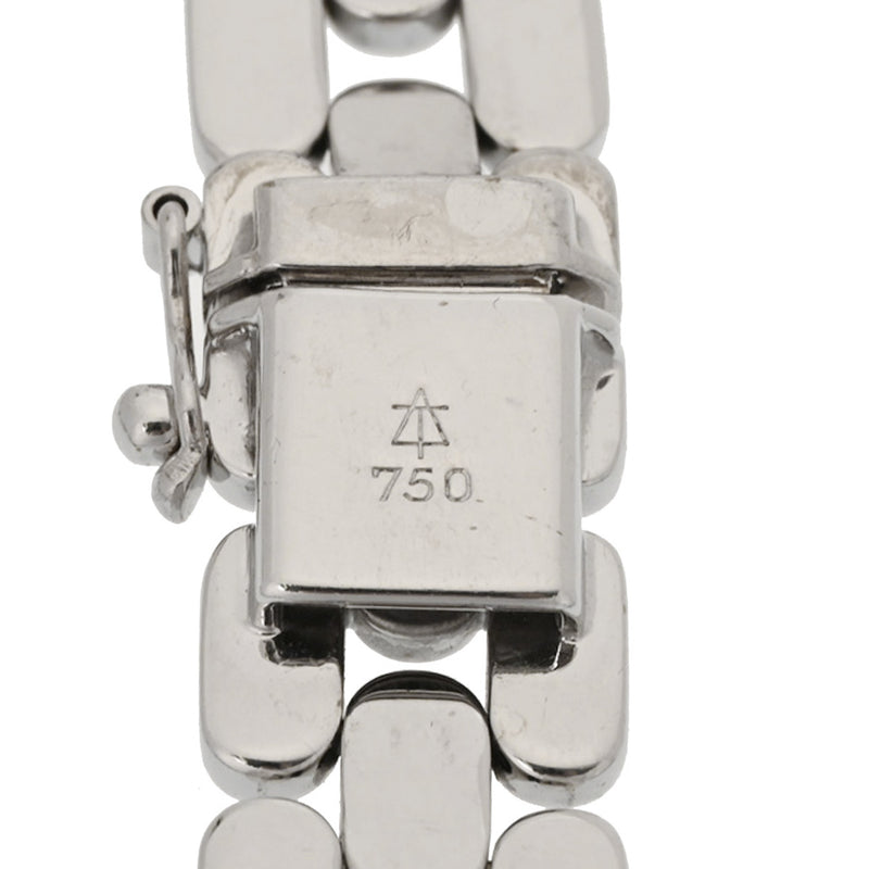 no brand ノーブランド ダイヤ3.27ct 3連デザイン ユニセックス K18ホワイトゴールド WG ネックレス Aランク 中古 銀蔵