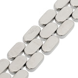 no brand ノーブランド ダイヤ3.27ct 3連デザイン ユニセックス K18ホワイトゴールド WG ネックレス Aランク 中古 銀蔵