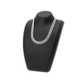 no brand ノーブランド ダイヤ3.27ct 3連デザイン ユニセックス K18ホワイトゴールド WG ネックレス Aランク 中古 銀蔵