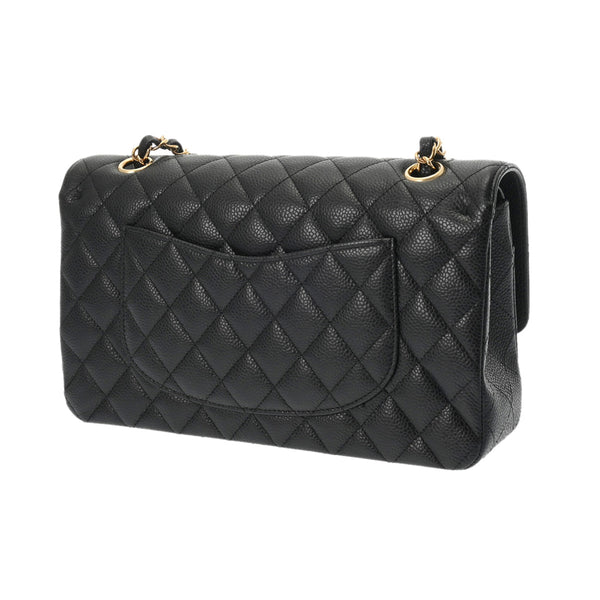 CHANEL シャネル マトラッセ 1.12 クラシックハンドバッグ 25cm ブラック A01112 レディース キャビアスキン ショルダーバッグ Aランク 中古 銀蔵