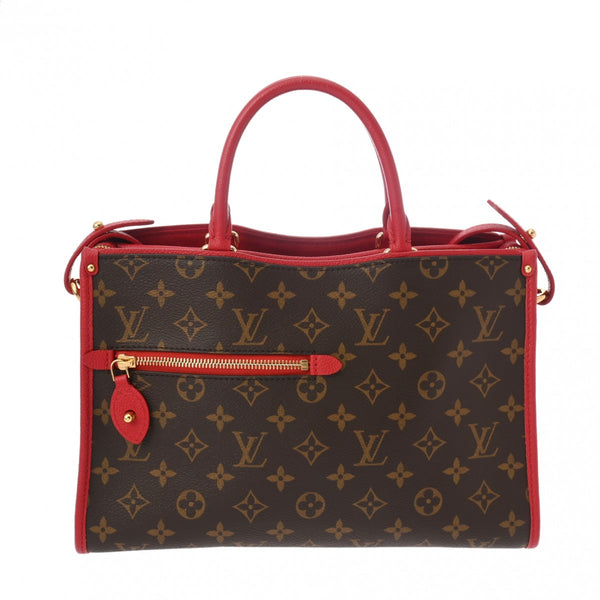 LOUIS VUITTON ルイヴィトン モノグラム ポパンクール PM 2WAY ルージュ M43433 レディース モノグラムキャンバス ハンドバッグ Aランク 中古 銀蔵