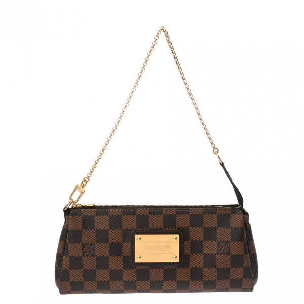 LOUIS VUITTON ルイヴィトン ダミエ エヴァ 2WAY ブラウン N55213 レディース ダミエキャンバス ショルダーバッグ Aランク 中古 銀蔵