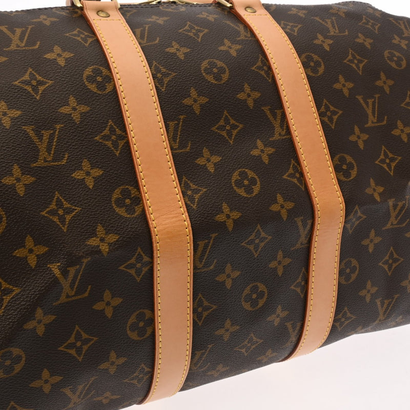 LOUIS VUITTON ルイヴィトン モノグラム キーポル 45 ブラウン M41428 ユニセックス モノグラムキャンバス ボストンバッグ ABランク 中古 銀蔵