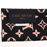 LOUIS VUITTON ルイヴィトン バンドーBB ライジングコンフィデンシャル ノワール/ピンク M76349 レディース シルク100％ スカーフ Aランク 中古 銀蔵