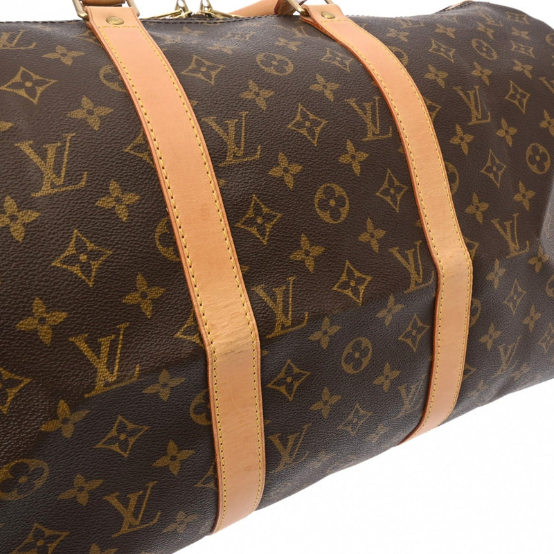 LOUIS VUITTON ルイヴィトン モノグラム キーポル 50 ブラウン M41426 ユニセックス モノグラムキャンバス ボストンバッグ ABランク 中古 銀蔵