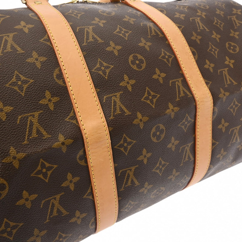 LOUIS VUITTON ルイヴィトン モノグラム キーポル 50 ブラウン M41426 ユニセックス モノグラムキャンバス ボストンバッグ ABランク 中古 銀蔵