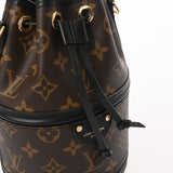 LOUIS VUITTON ルイヴィトン モノグラム カノエ 2WAY ノワール/ブラウン M83480 レディース モノグラムキャンバス ショルダーバッグ Aランク 中古 銀蔵