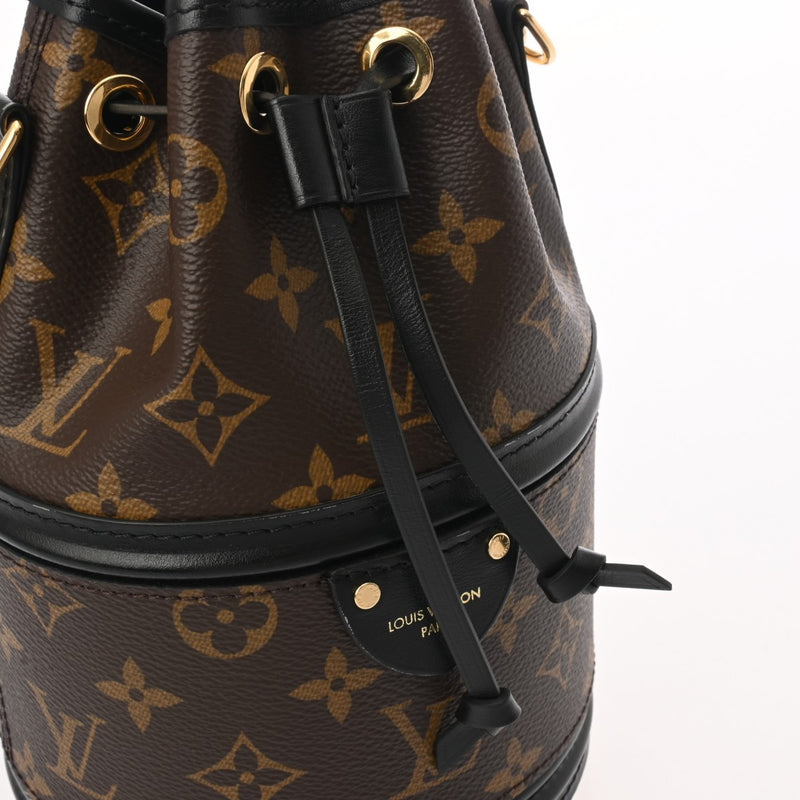 LOUIS VUITTON ルイヴィトン モノグラム カノエ 2WAY ノワール/ブラウン M83480 レディース モノグラムキャンバス ショルダーバッグ Aランク 中古 銀蔵