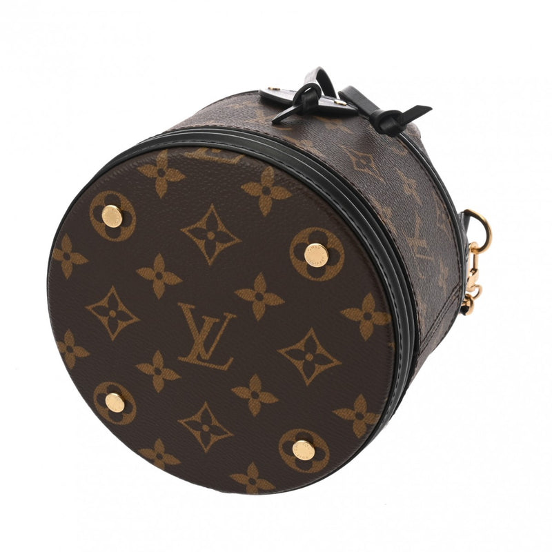 LOUIS VUITTON ルイヴィトン モノグラム カノエ 2WAY ノワール/ブラウン M83480 レディース モノグラムキャンバス ショルダーバッグ Aランク 中古 銀蔵