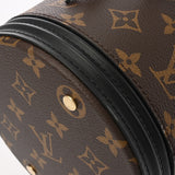 LOUIS VUITTON ルイヴィトン モノグラム カノエ 2WAY ノワール/ブラウン M83480 レディース モノグラムキャンバス ショルダーバッグ Aランク 中古 銀蔵