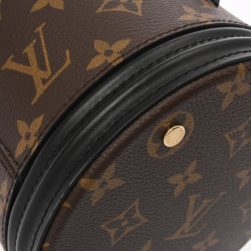 LOUIS VUITTON ルイヴィトン モノグラム カノエ 2WAY ノワール/ブラウン M83480 レディース モノグラムキャンバス ショルダーバッグ Aランク 中古 銀蔵