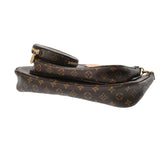 LOUIS VUITTON ルイヴィトン モノグラム ミュルティ ポシェット アクセソワール カーキ M44813 レディース モノグラムキャンバス ショルダーバッグ 新同 中古 銀蔵