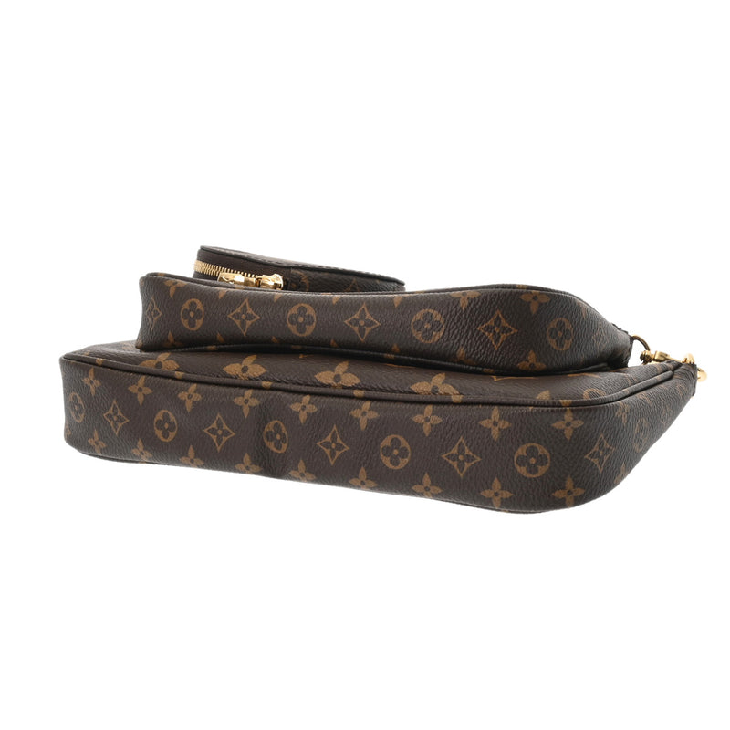 LOUIS VUITTON ルイヴィトン モノグラム ミュルティ ポシェット アクセソワール カーキ M44813 レディース モノグラムキャンバス ショルダーバッグ 未使用 銀蔵