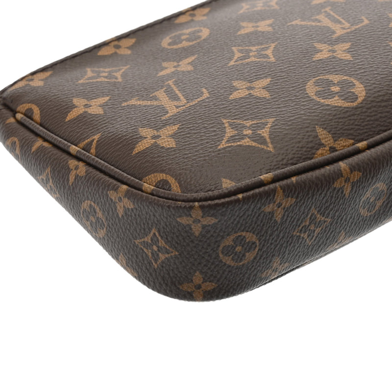 LOUIS VUITTON ルイヴィトン モノグラム ミュルティ ポシェット アクセソワール カーキ M44813 レディース モノグラムキャンバス ショルダーバッグ 未使用 銀蔵