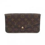 LOUIS VUITTON ルイヴィトン モノグラム ポシェットフェリシー フューシャ M81896 レディース レザー ショルダーバッグ ABランク 中古 銀蔵